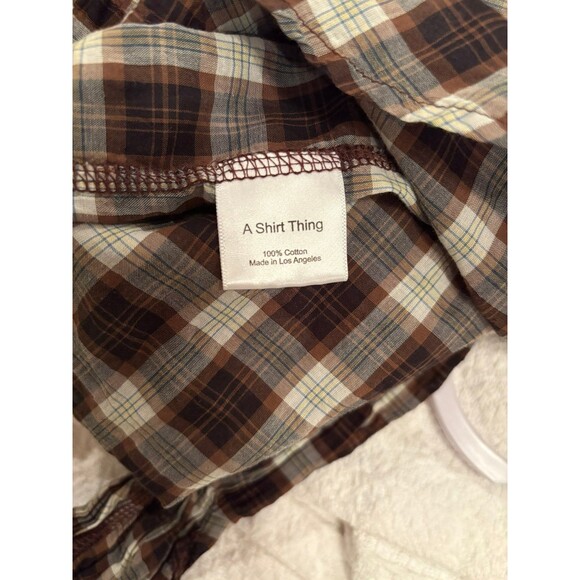 Plaid top by A Shirt Thing - Picture 4 of 7